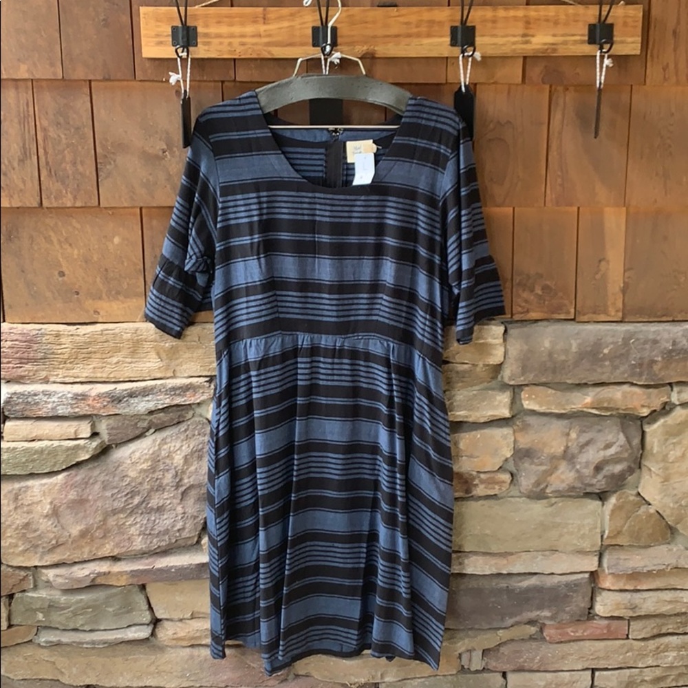 A fit and flare cotton rayon dress